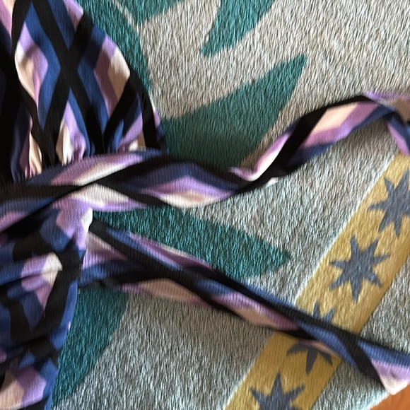 Diane Von FURSTENBERG Rilynn Mesh faux-wrap midaxi dress M - Picture 11 of 12